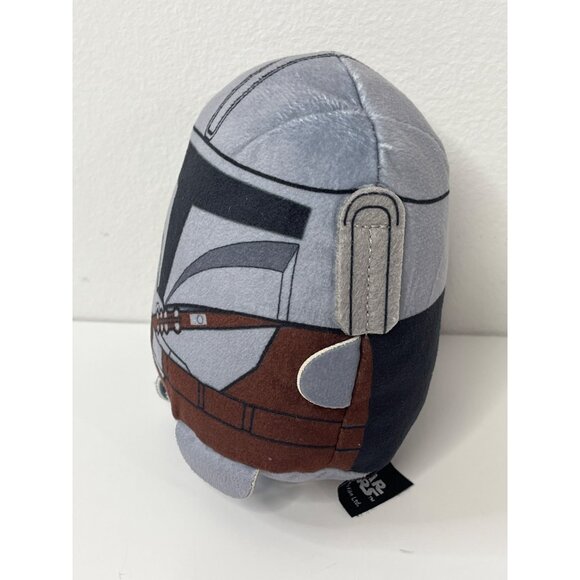 Star Wars The Mandalorian Cuutopia Plush 5″ Helmeted Gray Brown Toy - Picture 2 of 10